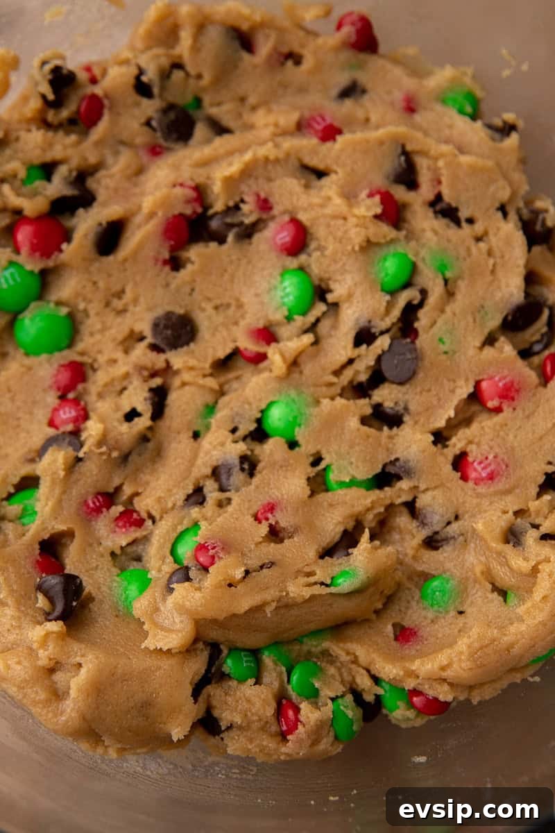 Cookie dough in a bowl
