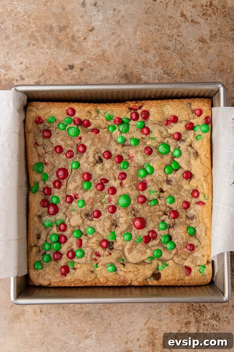 Cookie dough in a a pan