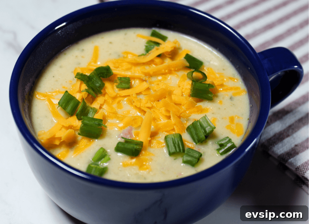 Low Carb Creamy Ham Soup7