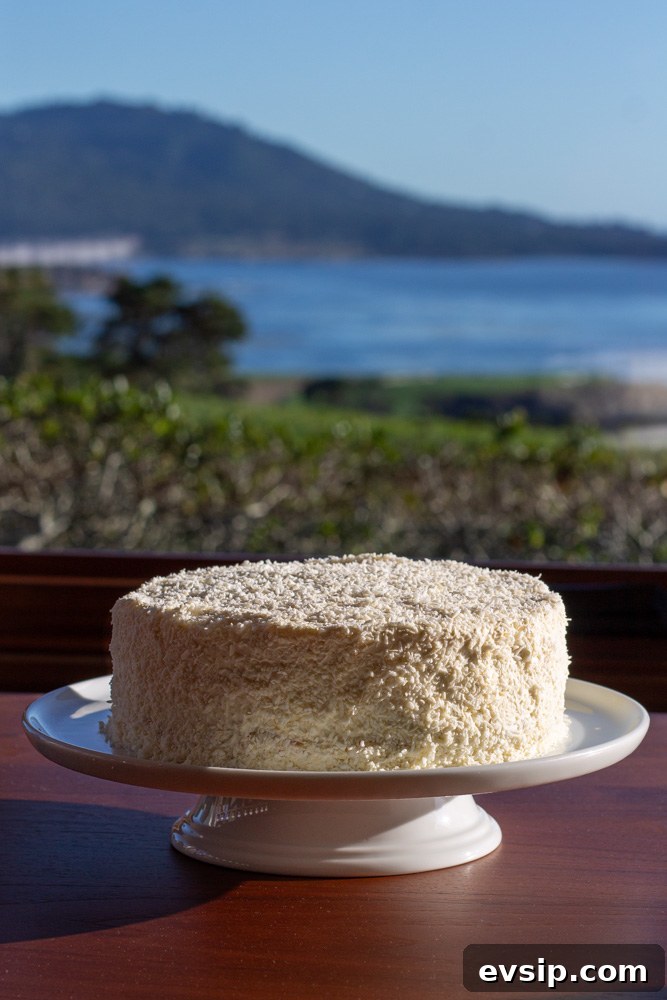 Halekulani Coconut Cake Recipe: Classic Hawaiian Dessert From the Hotel 8 Finished Halekulani coconut cake