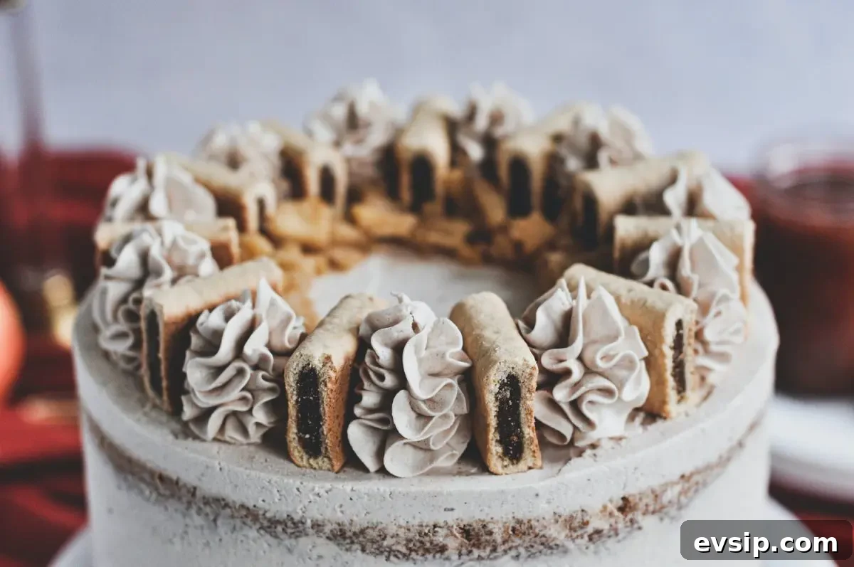Apple spice cake slice