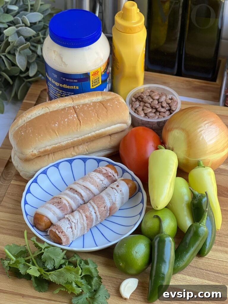 Sonoran hot dog