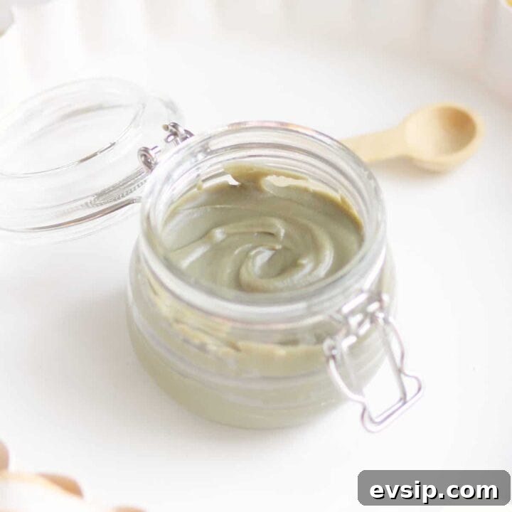 a jar of homemade anti-itch cream