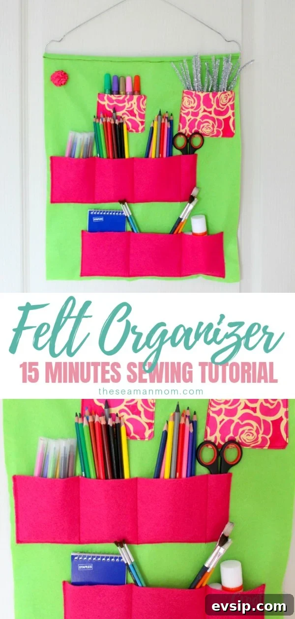 School supplies organizer