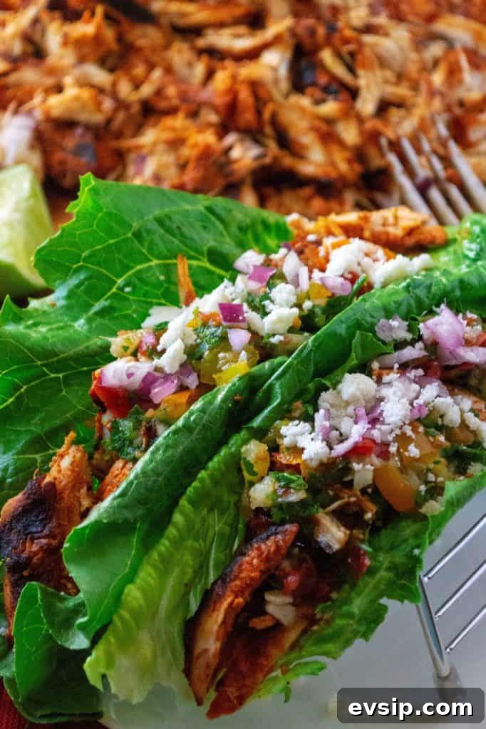 Quick Chicken Lettuce Wraps with Savory Asian Sauce 12 Chili Lime Chicken Tacos