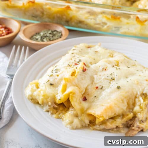enchilada on plate featured image