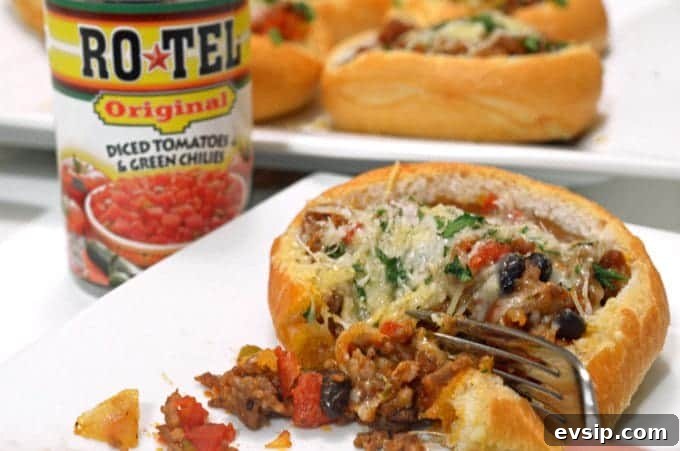 Parmesan Sausage Stuffed Bread Bowls Recipe 15 a parmesan sausage bread bowl