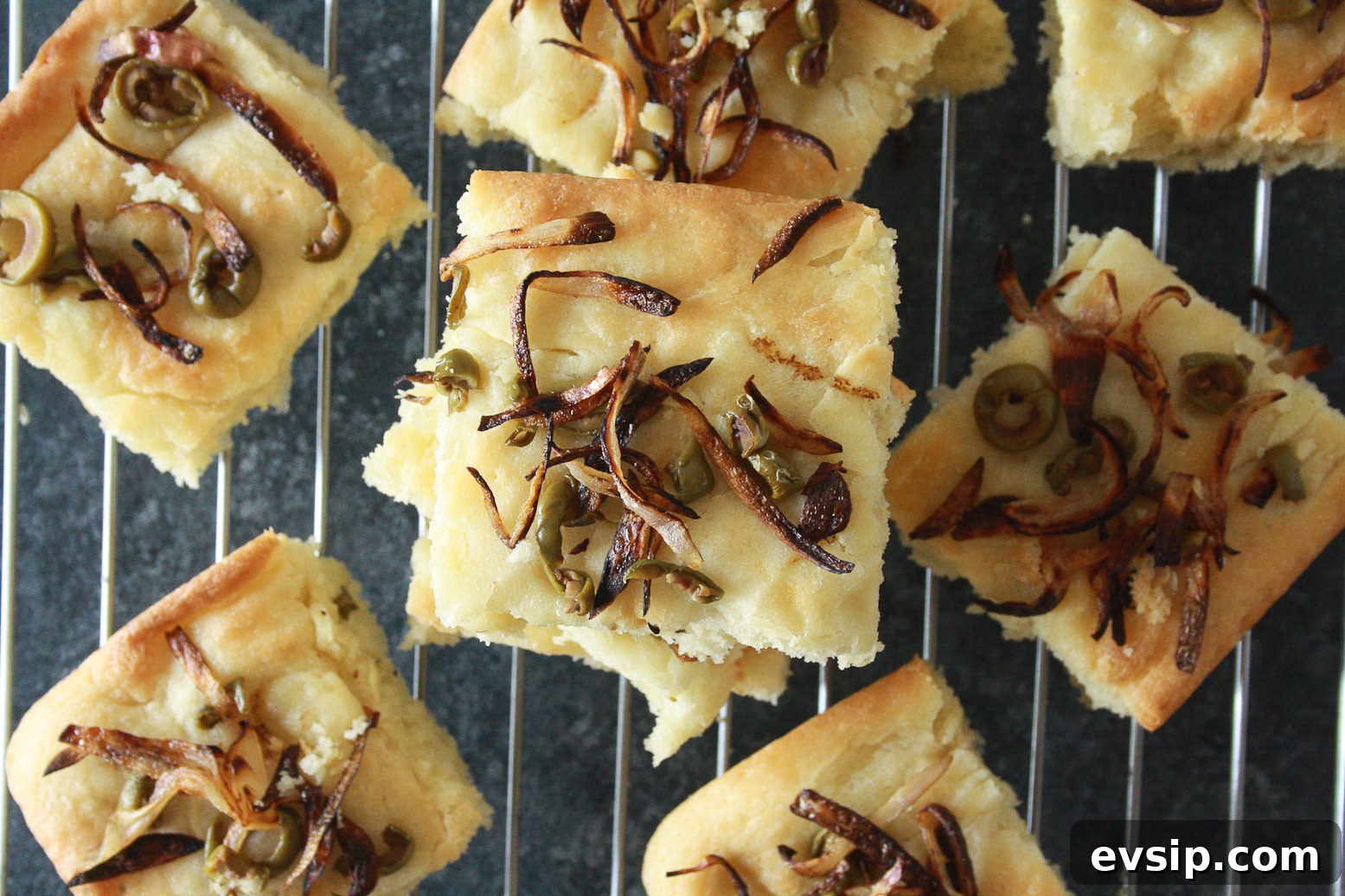 Super easy, soft and fluffy homemade focaccia with lots of olive oil!