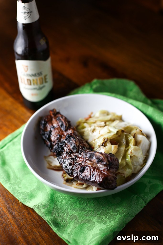 Guinness-Marinated Beef Short Ribs for St. Patrick’s Day on the Big Green Egg 8 Guinness Marinated Beef Short Ribs: A Big Green Egg St. Patrick’s Day Feast