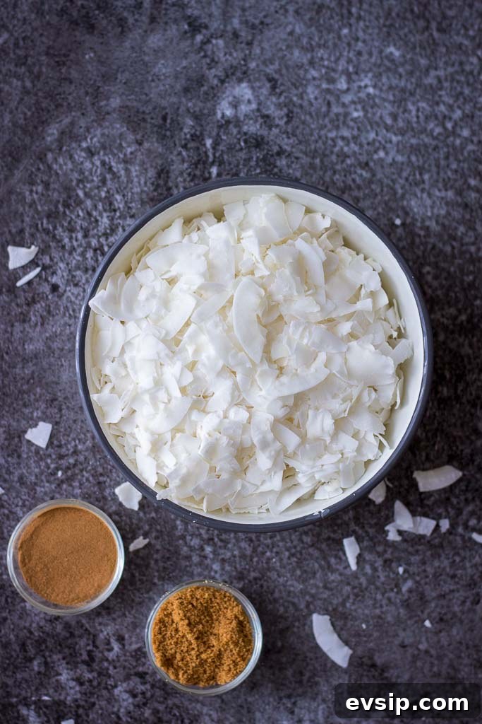 Cinnamon Coconut Chips recipe ingredients