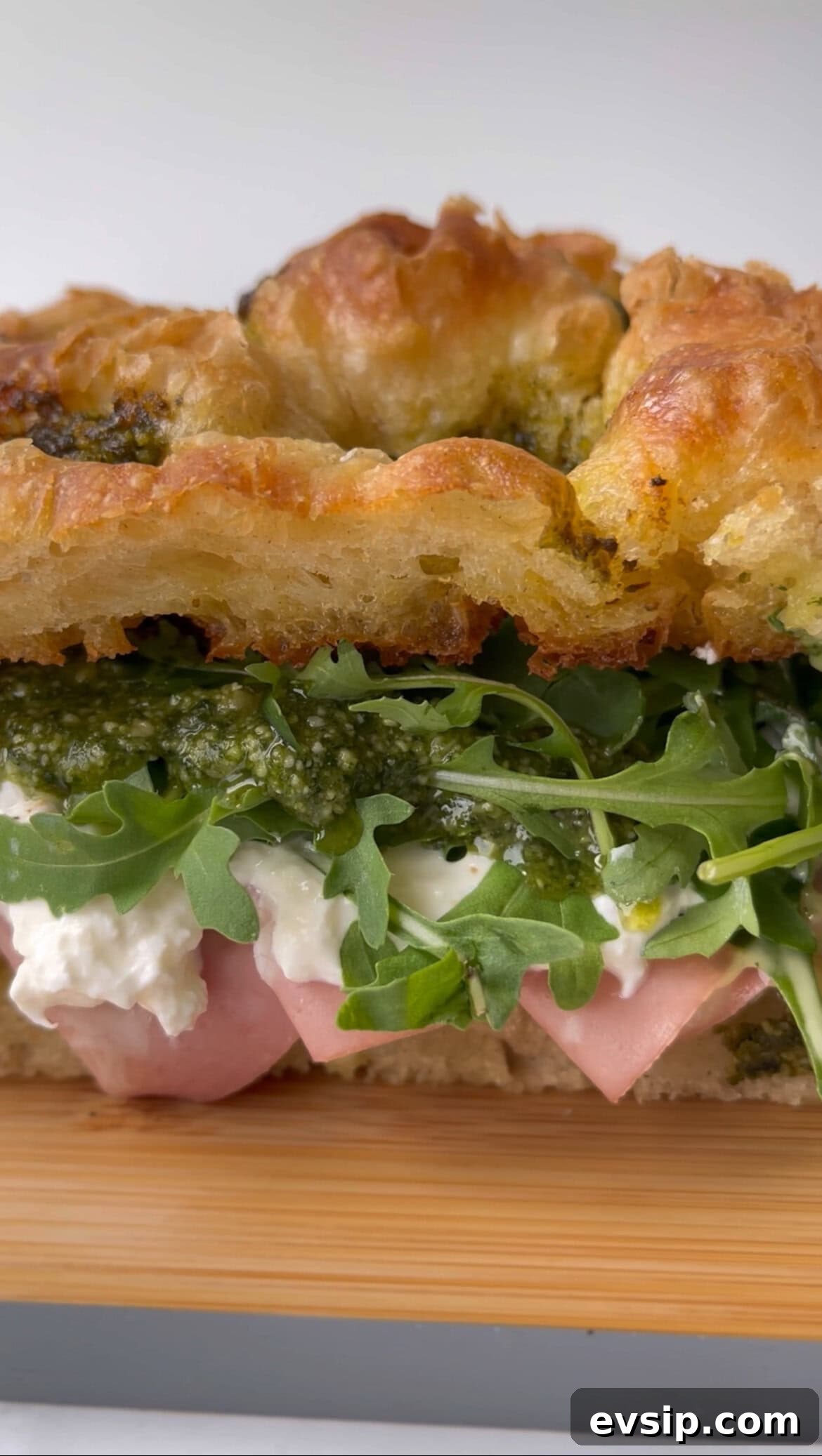 Mortadella & Burrata Sandwich Recipe – Creamy Italian Panino 10 mortadella burrata sandwich side angle