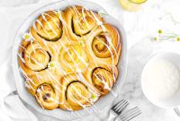Small-Batch Lemon Sweet Rolls with Zesty Lemon Glaze