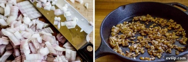 Pan-Seared Chicken with Broccolini in Creamy Mustard Sauce 8 Shallot