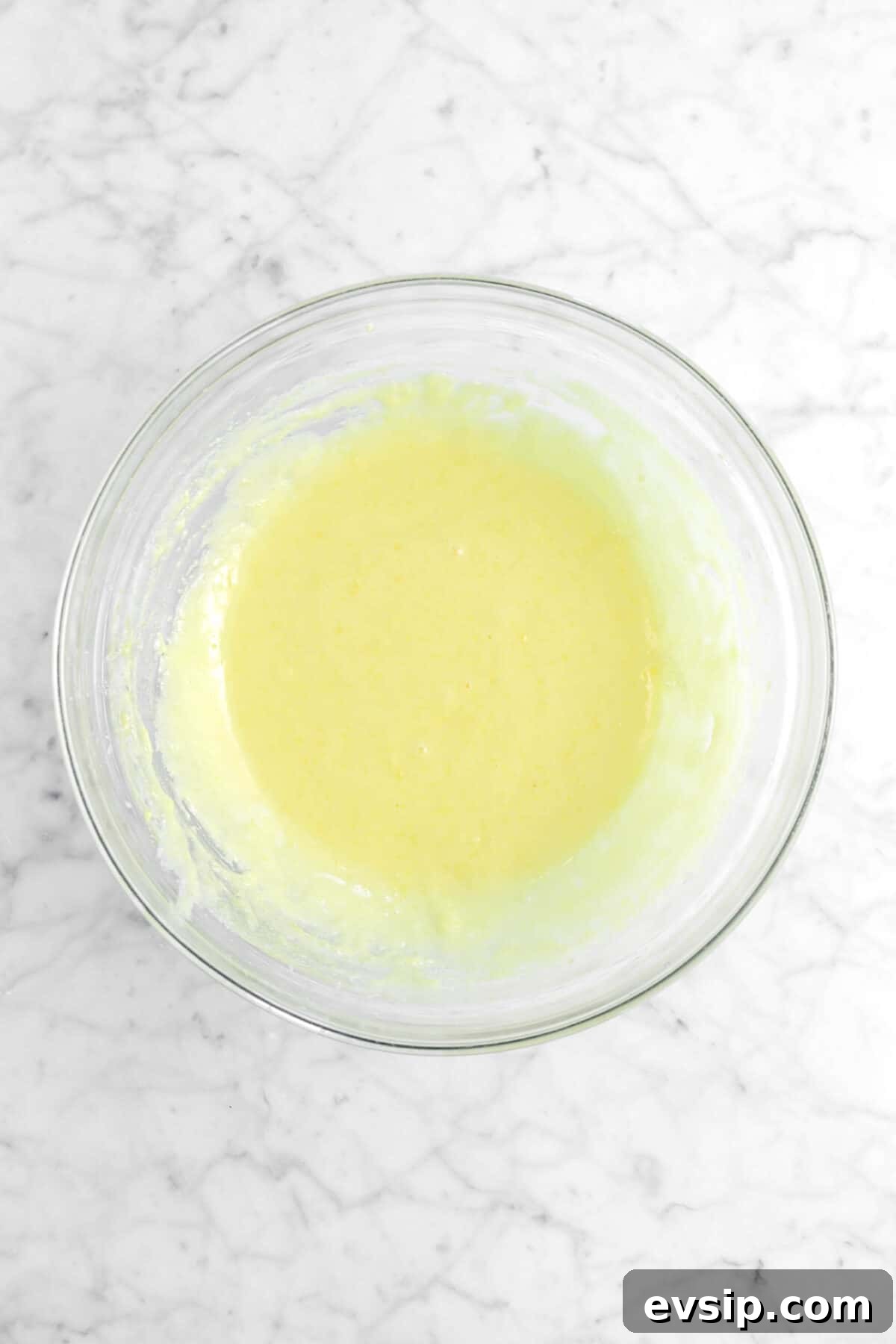 lemon custard in glass bowl