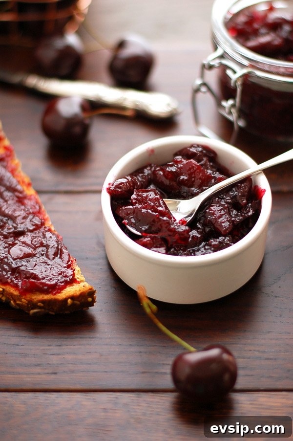 Cherry Jam with Cinnamon