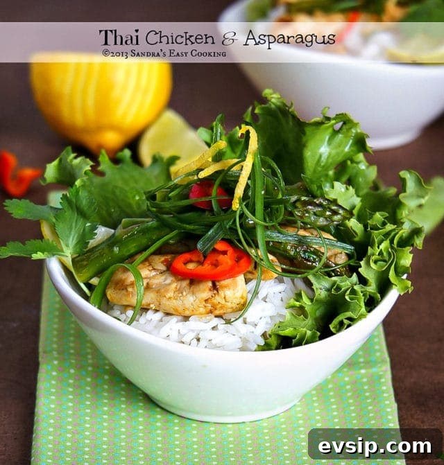 Thai Chicken with Asparagus in Coconut Lime Sauce 3 Thai Chicken and Asparagus
