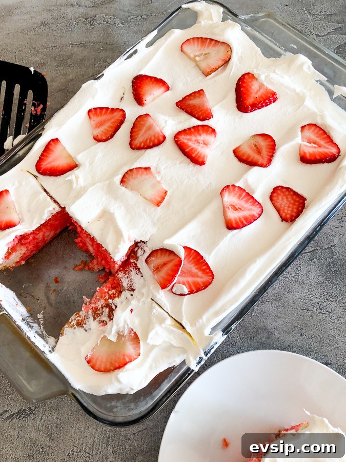 How to Make Strawberry Poke Cake