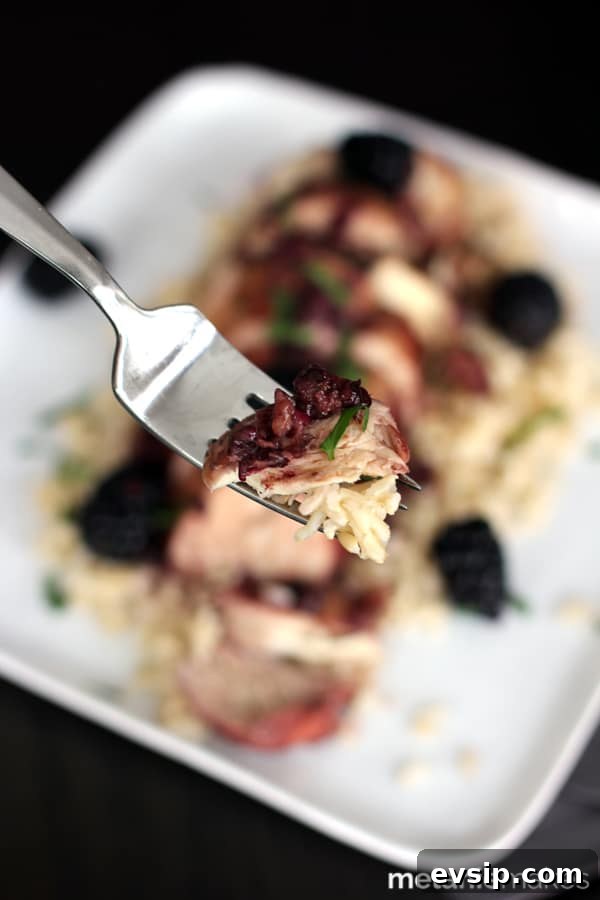 Slow Cooker Blackberry-Glazed Chicken 6 Slow Cooker Blackberry Chicken | Melanie Makes
