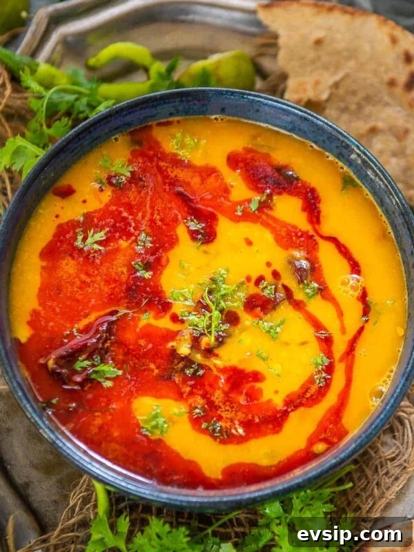 Restaurant-style Yellow Dal Tadka.